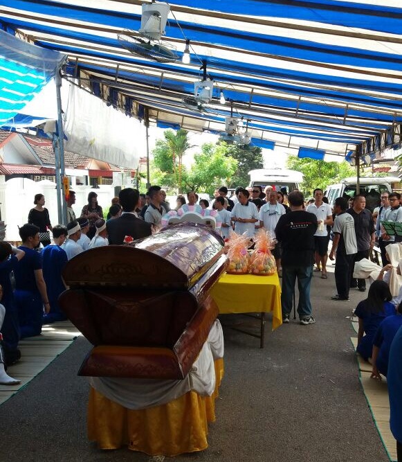 funeral canopy set up johor