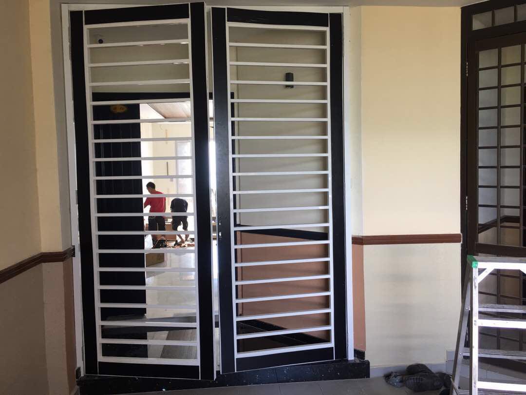 aluminium grille door kl